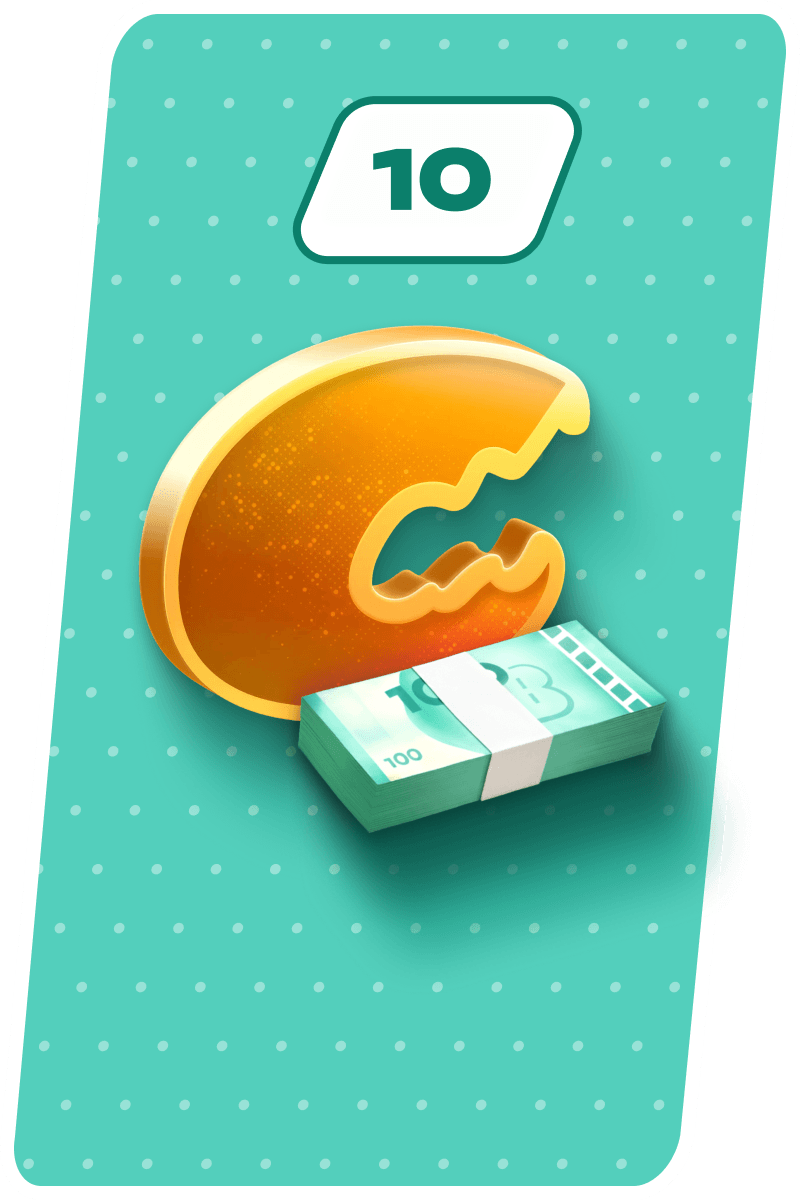 Play Cash Crab 10 times